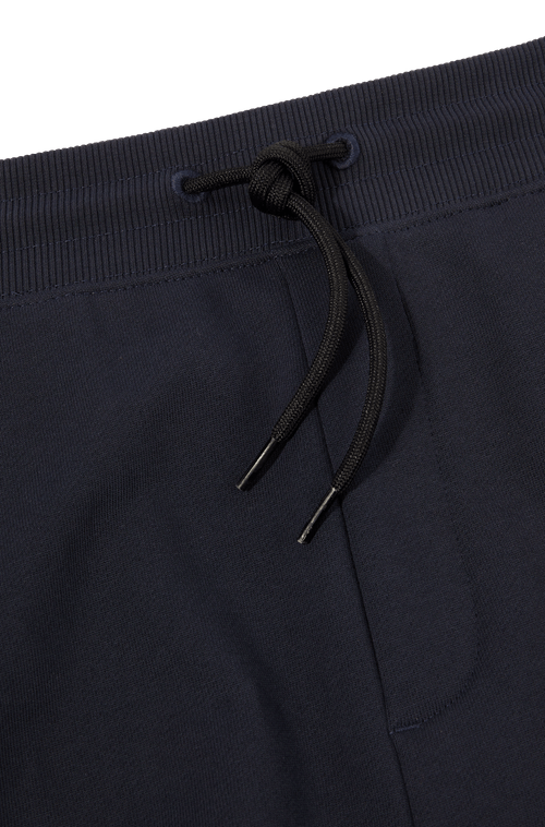 Shorts De Algodão Francês Felpudo Com Logo
