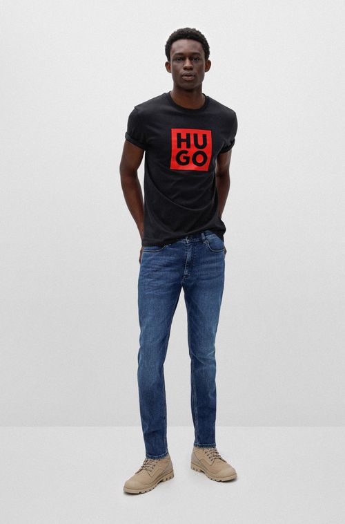 Camiseta De Algodão Orgânico Com Nova Estampa Do Logo