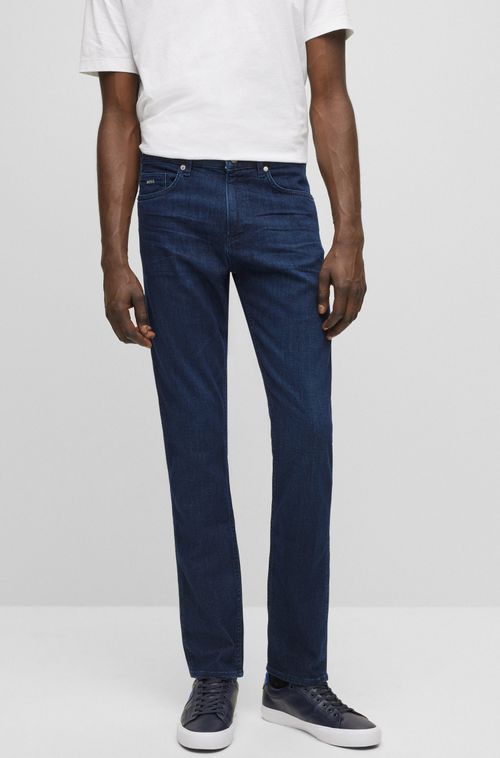 Calça Jeans Slim Fit Em Denim Super Macio