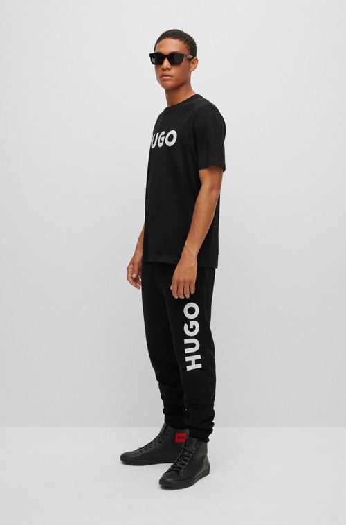 Calça Tracksuit Em Terry Francês Com Logo Grande