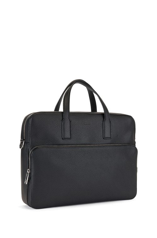 Porta-Documentos De Couro Italiano Com Logo Em Relevo