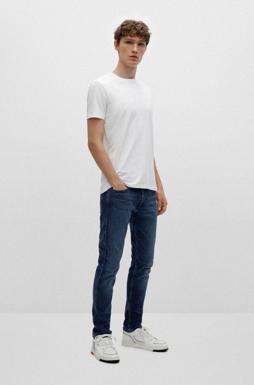 Conjunto 2 Camisetas Gola Redonda Em Algodão Stretch