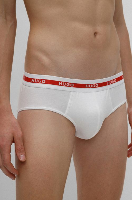 Conjunto 2 Cuecas Em Algodão Stretch Com Logo