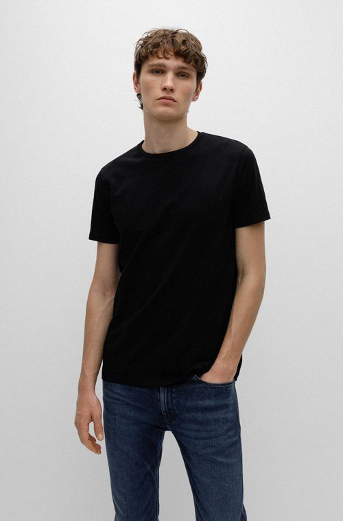 Conjunto 2 Camisetas Gola Redonda Em Algodão Stretch