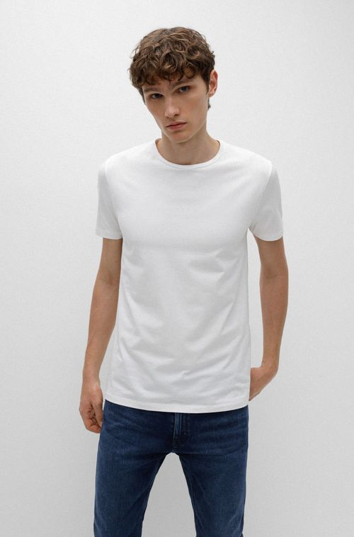 Conjunto 2 Camisetas Gola Redonda Em Algodão Stretch