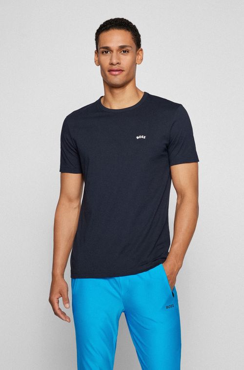 Camiseta De Algodão Orgânico Com Logo