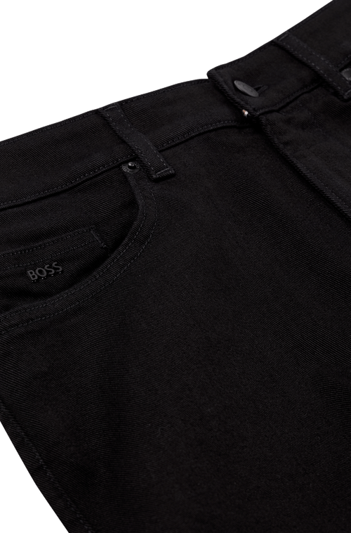 Calça Jeans Slim Fit Em Denim Italiano Super-Soft