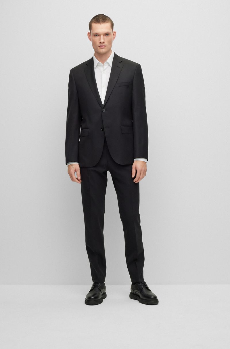 Camisa De Ajuste Slim Em Algodão Elástico De Alto Desempenho