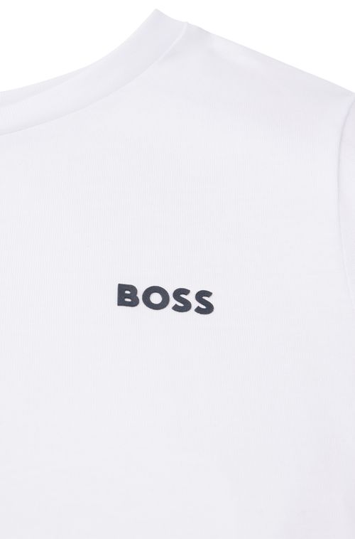 Camiseta Infantil De Algodão Com Logo Estampado