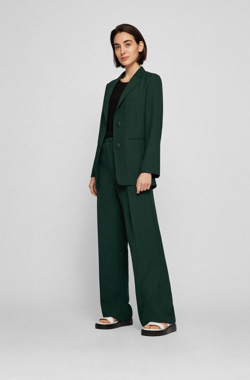 Blusa De Crepe Com Mangas Curtas