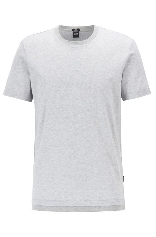 Camiseta Slim Fit Em Algodão Mouliné Mercerizado