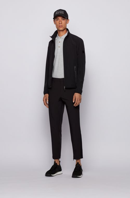 Polo Slim Fit Em Piquet Stretch Com S.Café