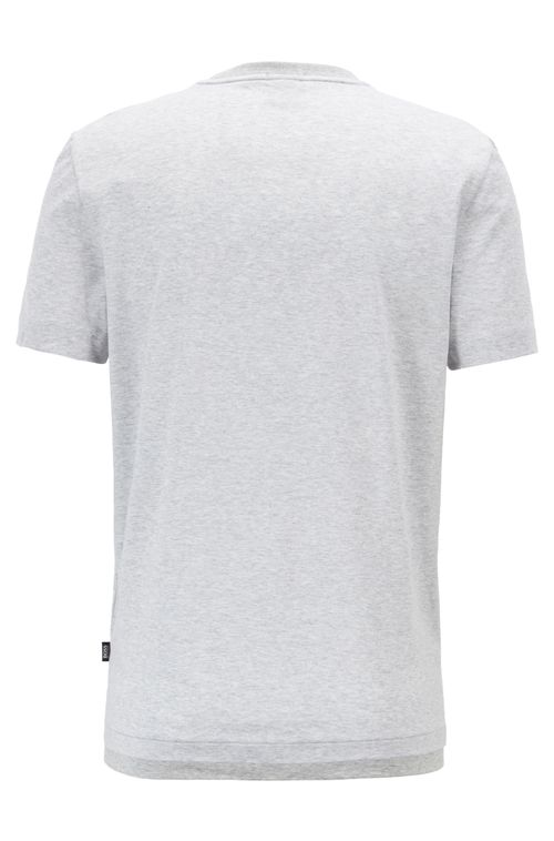 Camiseta Slim Fit Em Algodão Mouliné Mercerizado