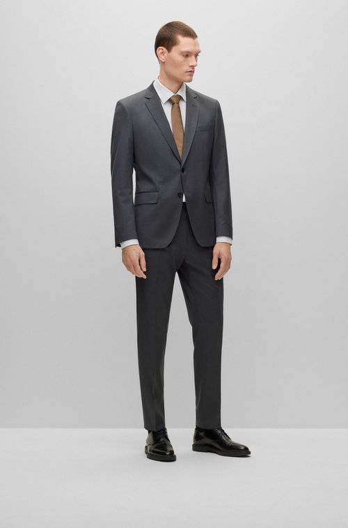 Camisa Slim Fit Italiana Em Jersey Stretch De Performance