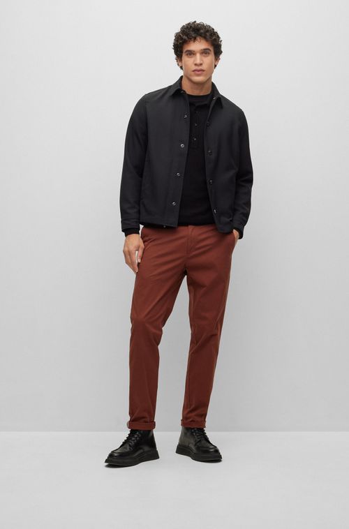 Calça Slim Fit Em Algodão Stretch Orgânico