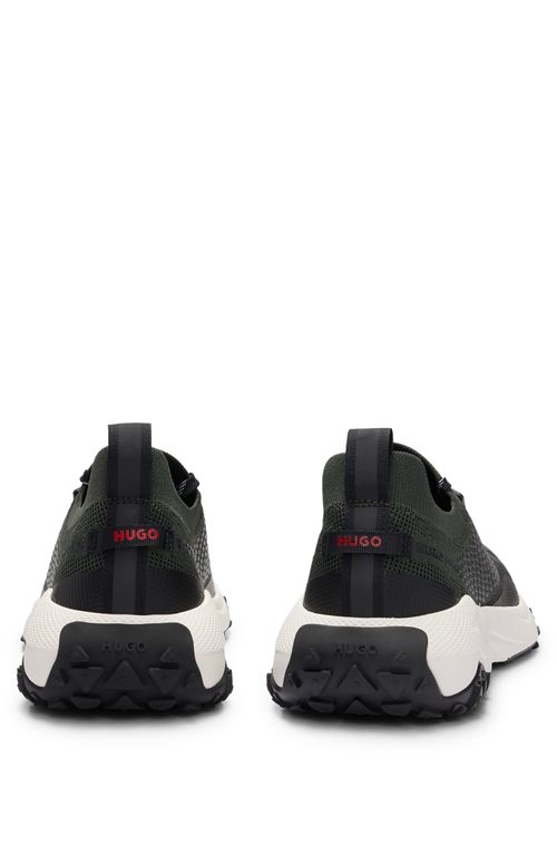 Tênis HUGO 1st De Malha Com Sola Grossa E Logo