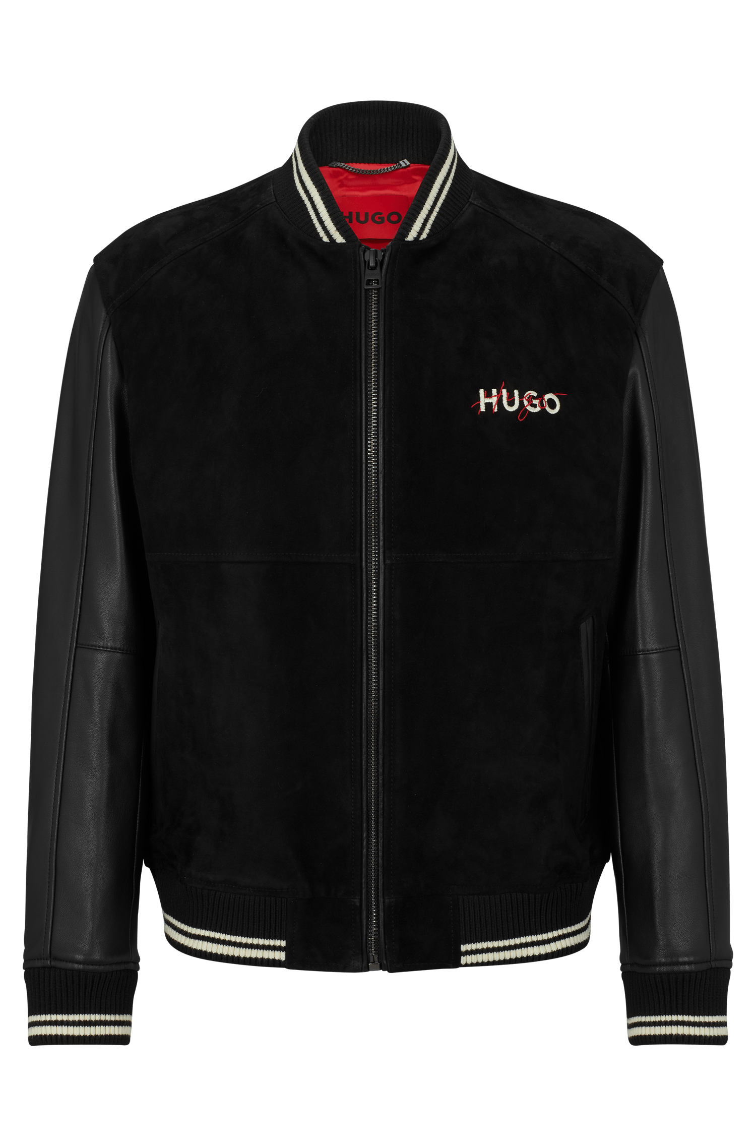 Jaqueta couro best sale hugo boss