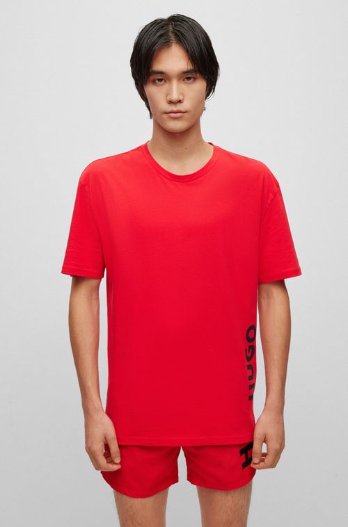 Camiseta Em Jersey De Algodão Com Proteção Uv Spf 50+