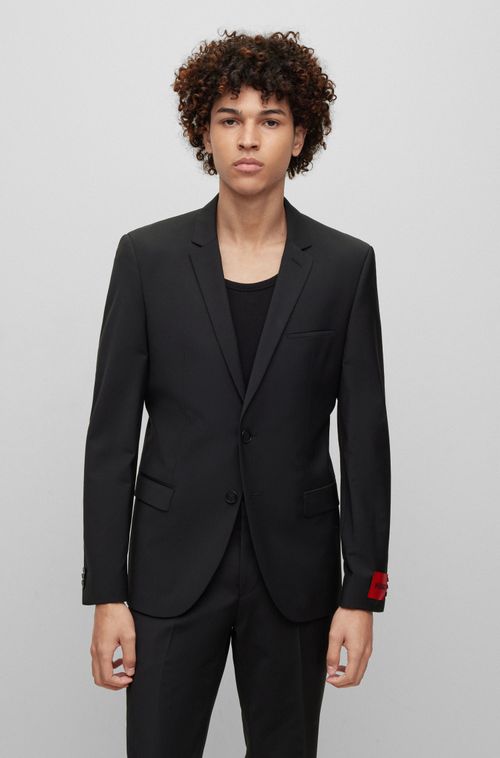 Terno Extra-Slim Fit Em Mistura De Lã Super-Flex