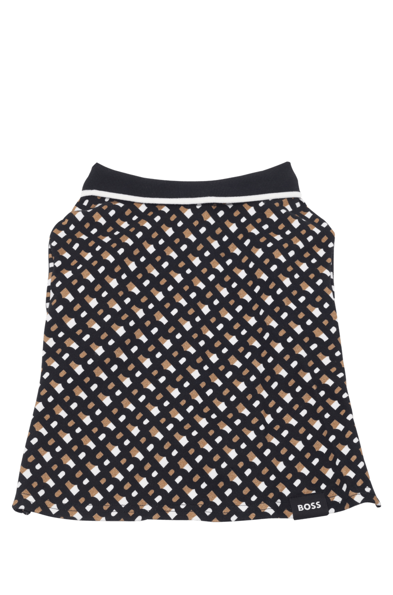 Camisa Polo Para Cães Com Detalhe De Logo E Bordas Em Contraste