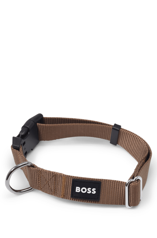 Coleira Para Cães Com Emblema De Logo Emborrachado