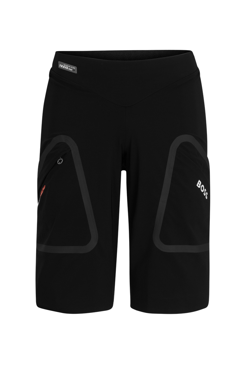 BOSS x ASSOS Bermuda Cargo De Ciclismo Preta Repelente À Água Regular Fit