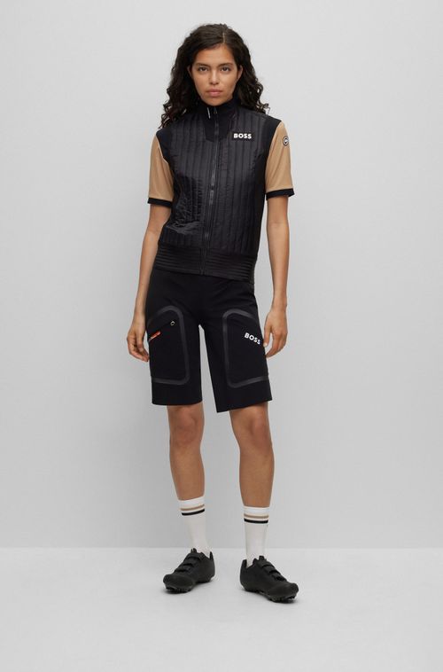 BOSS x ASSOS Bermuda De Ciclismo Cargo Preta Repelente À Água