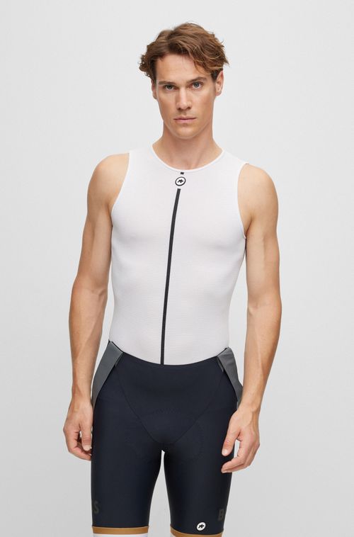 BOSS x ASSOS Camiseta De Ciclismo Branca Sem Mangas Com Sensação Refrescante