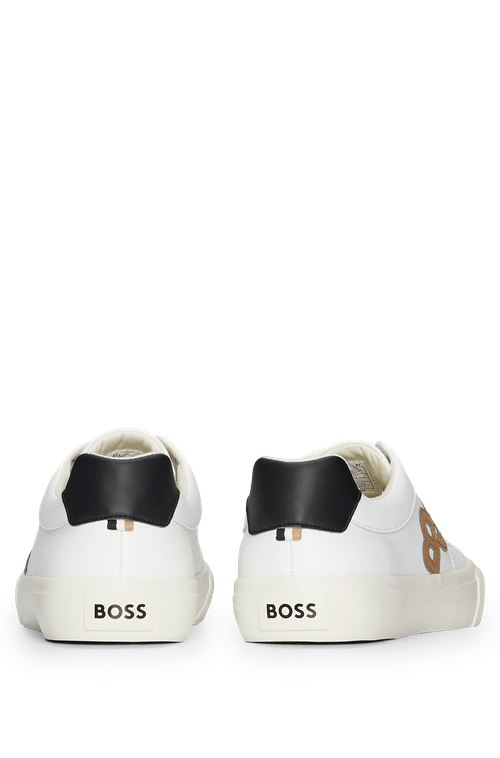 Tênis De Cano Baixo Off-White Com Detalhes De Monograma