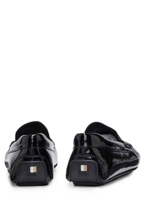 Mocassins De Couro Português Envernizado