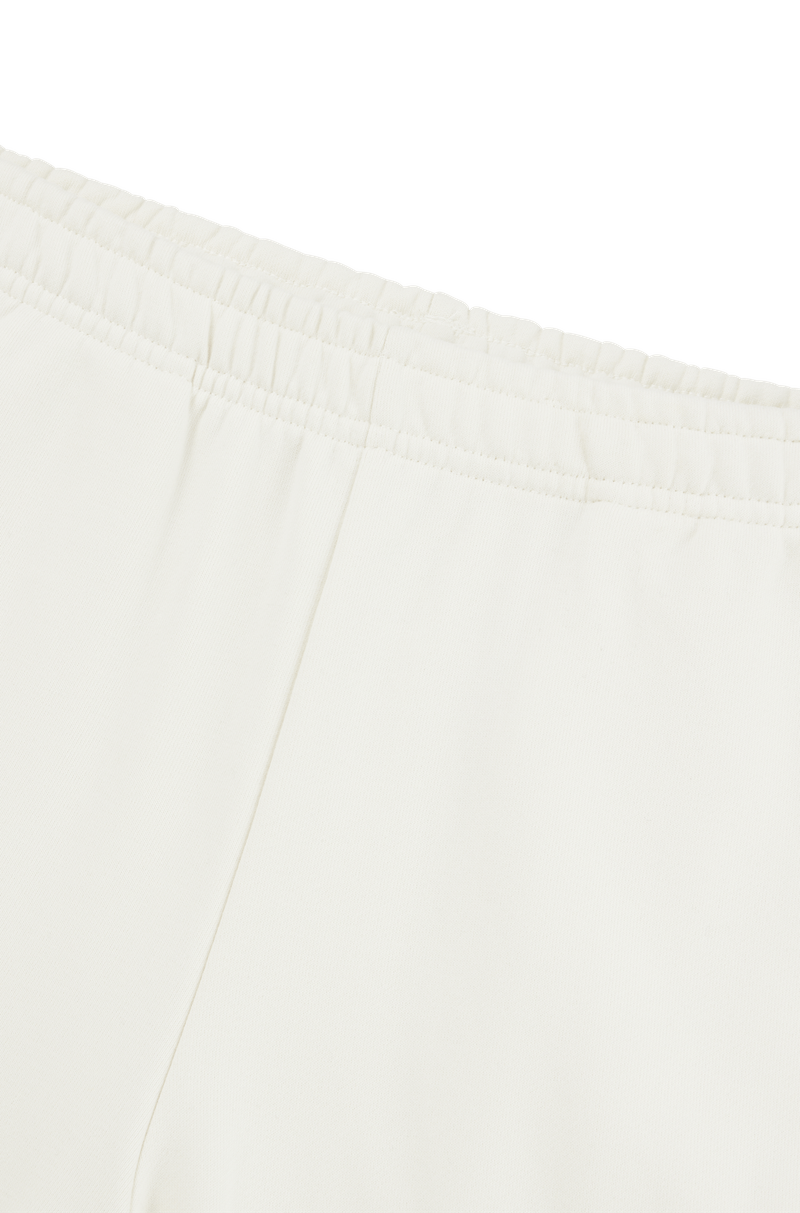 Calça Tracksuit Branca De Ajuste Descontraído Com Logo Estilizado Em Relevo