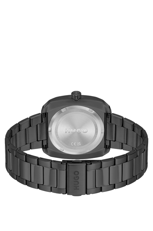 Relógio Cronógrafo Com Visor Azul E Pulseira De Elos