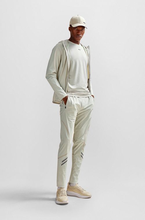 Calça Tracksuit De Modelagem Regular Com Arte Refletiva Decorativa