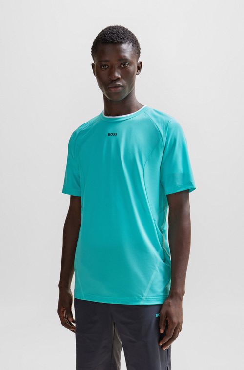 Camiseta Ajustado Ao Corpo Super Elástico Com Arte Refletiva Decorativa