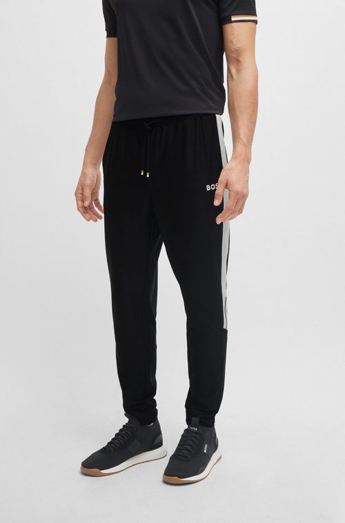 Calça De Moletom BOSS X Matteo Berrettini Com Fita Contrastante E Marca