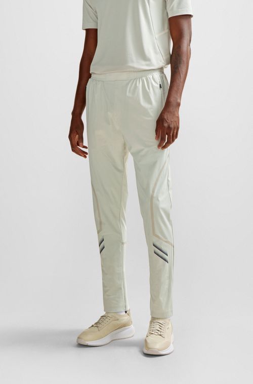 Calça Tracksuit De Modelagem Regular Com Arte Refletiva Decorativa