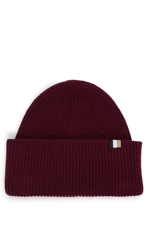 Gorro De Malha Com Etiqueta De Listra De Assinatura