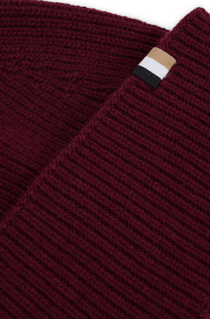 Gorro De Malha Com Etiqueta De Listra De Assinatura