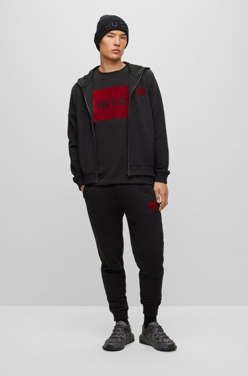 Camiseta Em Algodão Jersey Com Logo Metálico