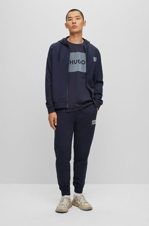 Camiseta Em Algodão Jersey Com Logo Metálico
