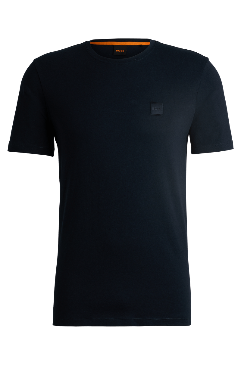 Camiseta De Algodão Com Emblema De Logo