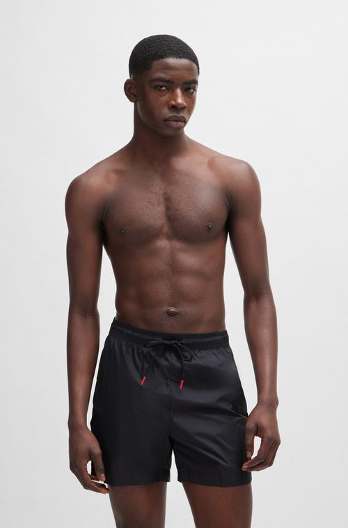 Shorts De Banho Totalmente Forrados Com Fita De Logo