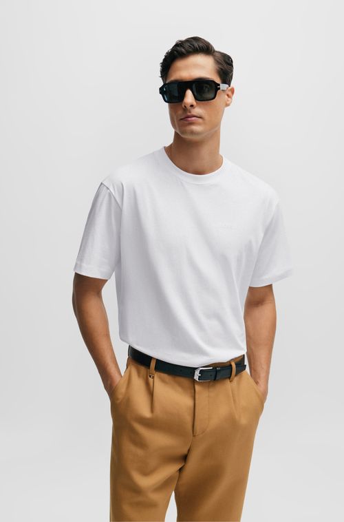 Camiseta Regular De Algodão Com Ilustração Sazonal