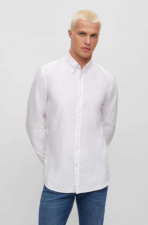 Camisa Regular De Algodão Orgânico