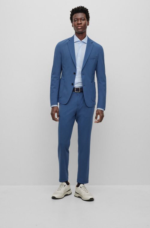 Camisa Regular-Fit Em Tecido Estruturado De Stretch Performance