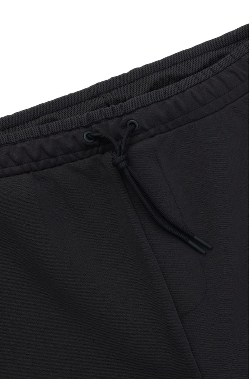 Shorts Em Mistura De Algodão Com Logo Em 3D Moldado