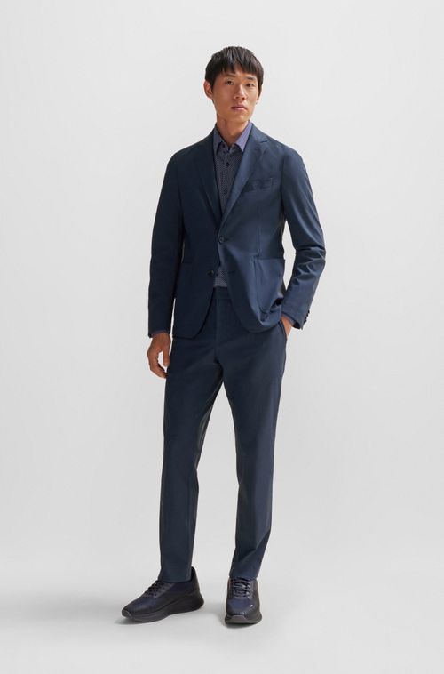 Blazer Com Caimento Descontraído De Microestampa De Alto Desempenho