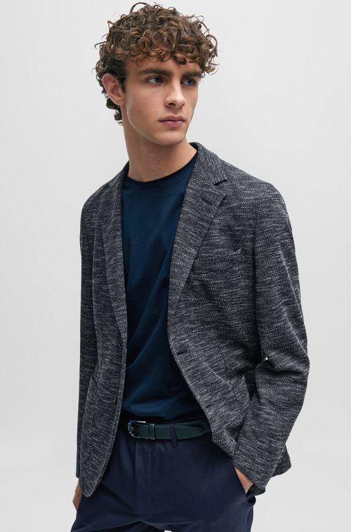 Blazer Regular Microestampado