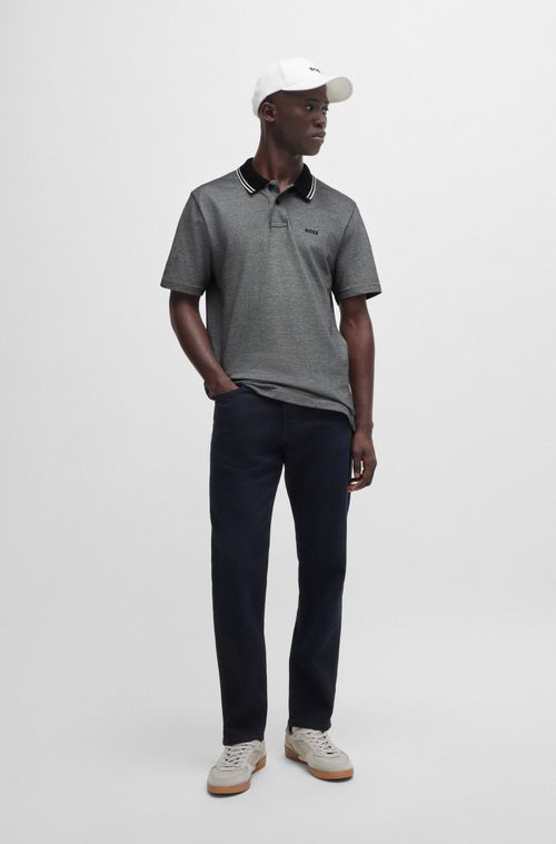 Polo Com Estampa De Logo Em Algodão