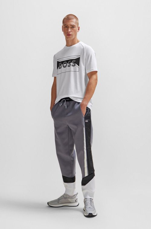 Camiseta De Algodão Misto Regular Com Arte Sazonal